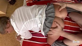 Naughty teen blonde gets fucked by her roommate in HD