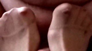 Fuck the Old Nylon Feet and the Old Nylon Cunt