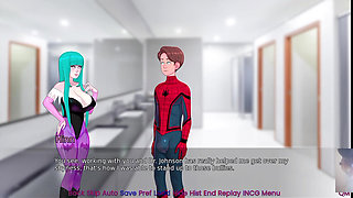 HINATA FROM NARUTO IS SURPRISED! I FUCK HER IN SPIDERMAN COSTUME.