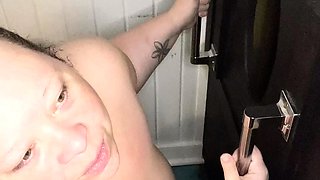 Pregnant Big Boobs BBW Tit Fucks Dildo