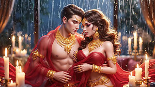 Kneeling Position Mein Desi Bhabhi Ki Sexy Hug - White Transparent Saree Mein Full Ass Focus Romance Video