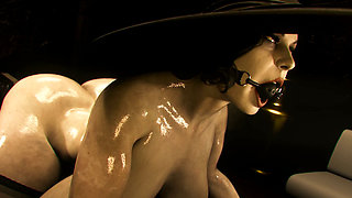 Lady Dimitrescu Loves BDSM Anal Sex Machine - Makes Her Cum - 3D Animation Resident Evil