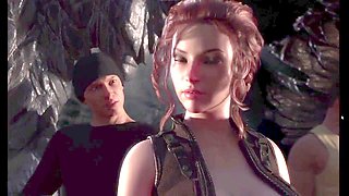 Interactive 3D sex with big natural boobs and playtime in fuckboxes