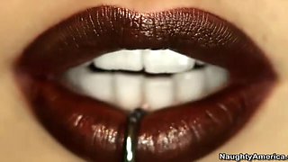 Brandi Love Shagging In The Sofa With Her Milk cans