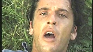 Blonde German outdoors: Blowjob, Doggy  Cowgirl Porn