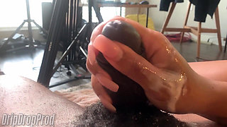 Faye Noir Sensually Strokes Out Loads & Ruins You While She Sucks on Your Nipples!