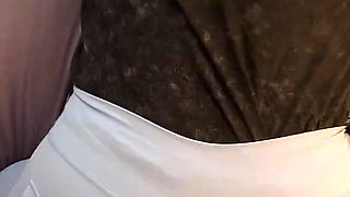 Big Clothed Ass Hotdogging Cumshot!