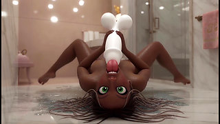 Showing My Stepsister the Apartment - We Lingered in the Shower and Fucked