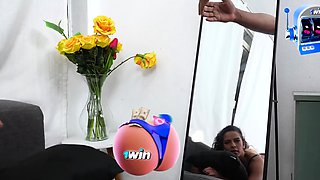 Brunette Brazilian hoe gets assfuck and cumshot -