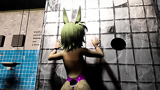 After Hours Dirty Shower at the Office