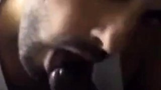 Indian Amateur Sucks a Big Black Cock