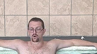 BBW Princess Sucking His Cock Underwater with Her Naughty Stepfather