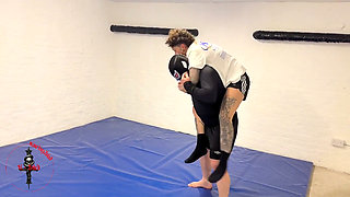 Kourtneyinked Vs Masked Rider - Submission Wrestling Showdown