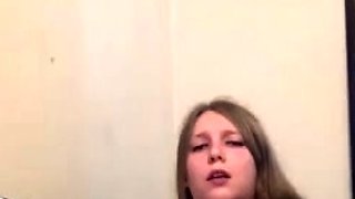 Lovely Jess Anal Dildo Play In Socks