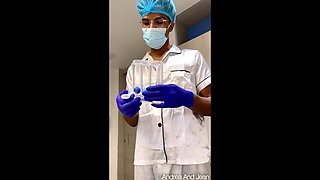Horny Doctor Fucks Patient Andrea Ortiz Creampie Big Booty Doggystyle