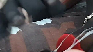 Footjob in Vintage Stockings, Handjob in Gloves, Cum on Nylon Feet & Pin-up Mules - Dame Olga 1080p