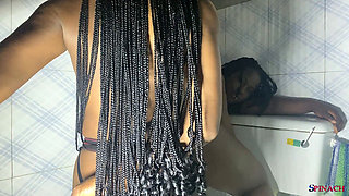 Black on Black Lezzies Strap-on Love