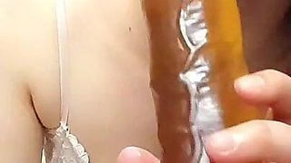 Double Vaginal Penetration of My 18 Year Old Cunt!