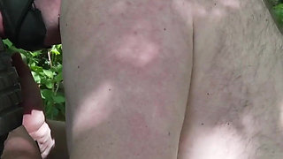 Forest Punishment - Boots Licking, Ballbusting & Xxl Strapon