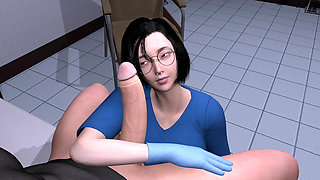 Nurse With Big Tits Can’t Resist Hot 3D Hentai Sex Scene Adult Game POV Uncensored