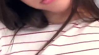 18 years brunette Taylor Reed POV deepthroat blowjob and cum swallow