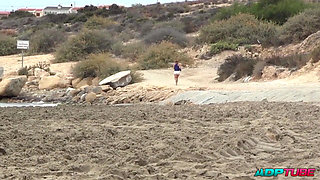 Fisting in the Pussy on the Beach