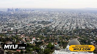 Freeuse cougar - invisible guy walks around and nails fit and marvelous mummies in their new home