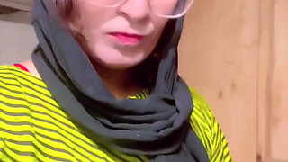 Playing with My Homemade Dildo.