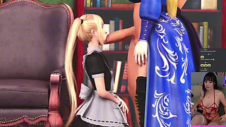 Maid to Facefuck - DOA Manga porn