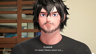 Mansion Days TABOO Hentai Game Ep.6 Showing my GIANT COCK to STEPSIS at the GYM !