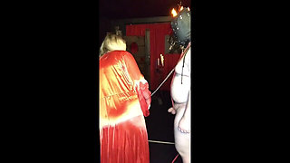 I Will Kick You with My Bare Feet!